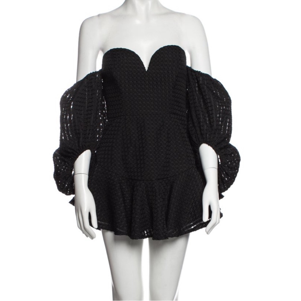 Shona Joy - Off-Shoulder Dress - LBD - Picture 3 of 5